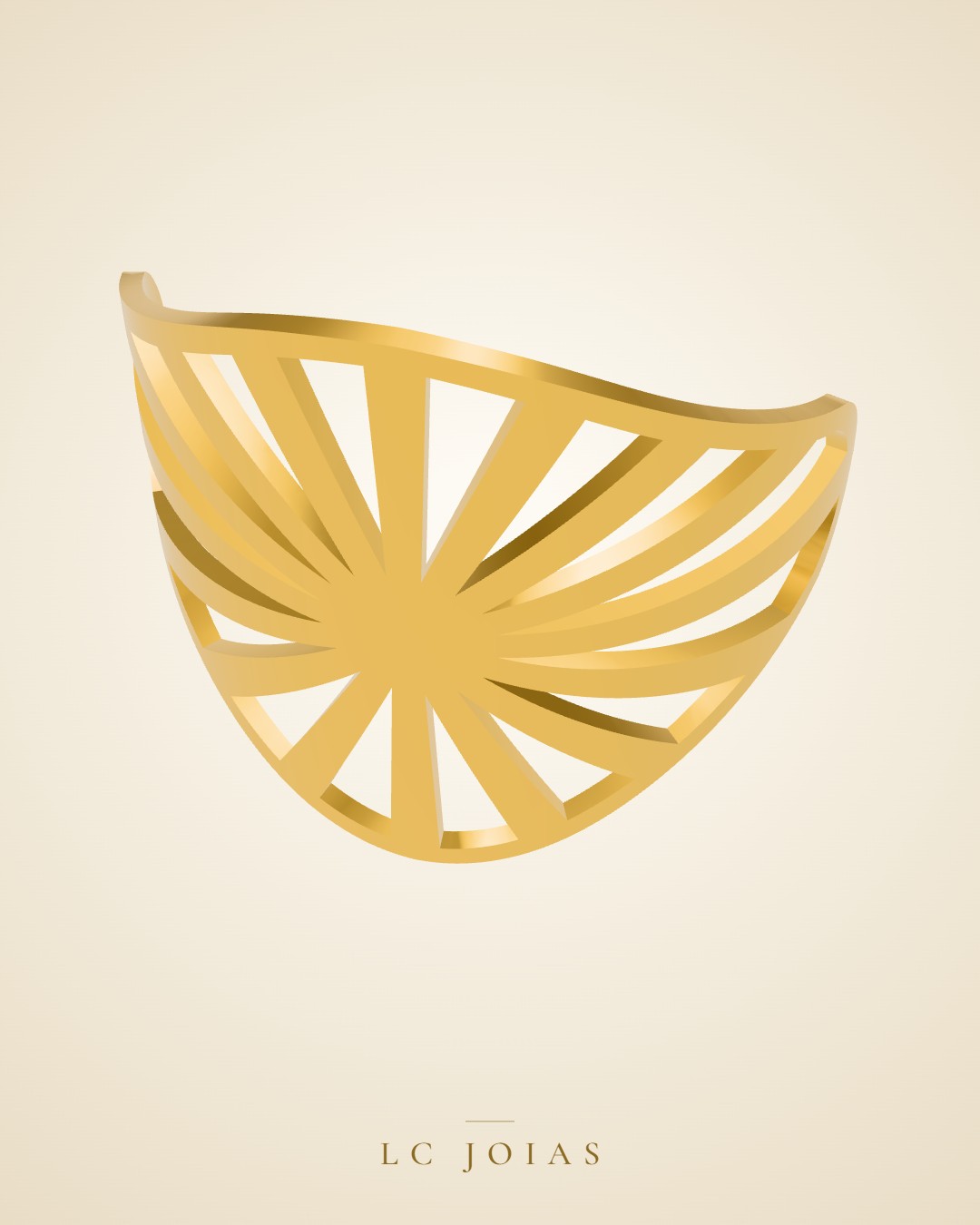 Anel 7650 an f em ouro