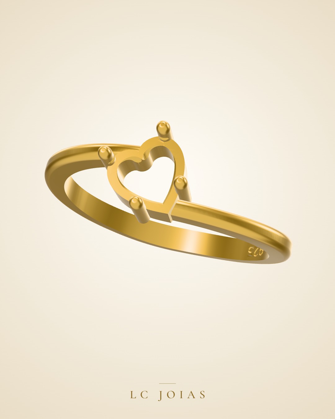 Anel ag 2217 an 16 em ouro