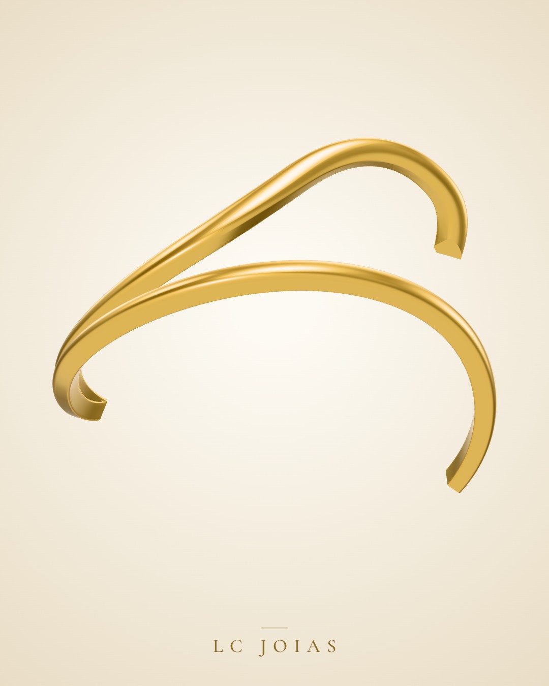 Anel 3526 anel aplik em ouro