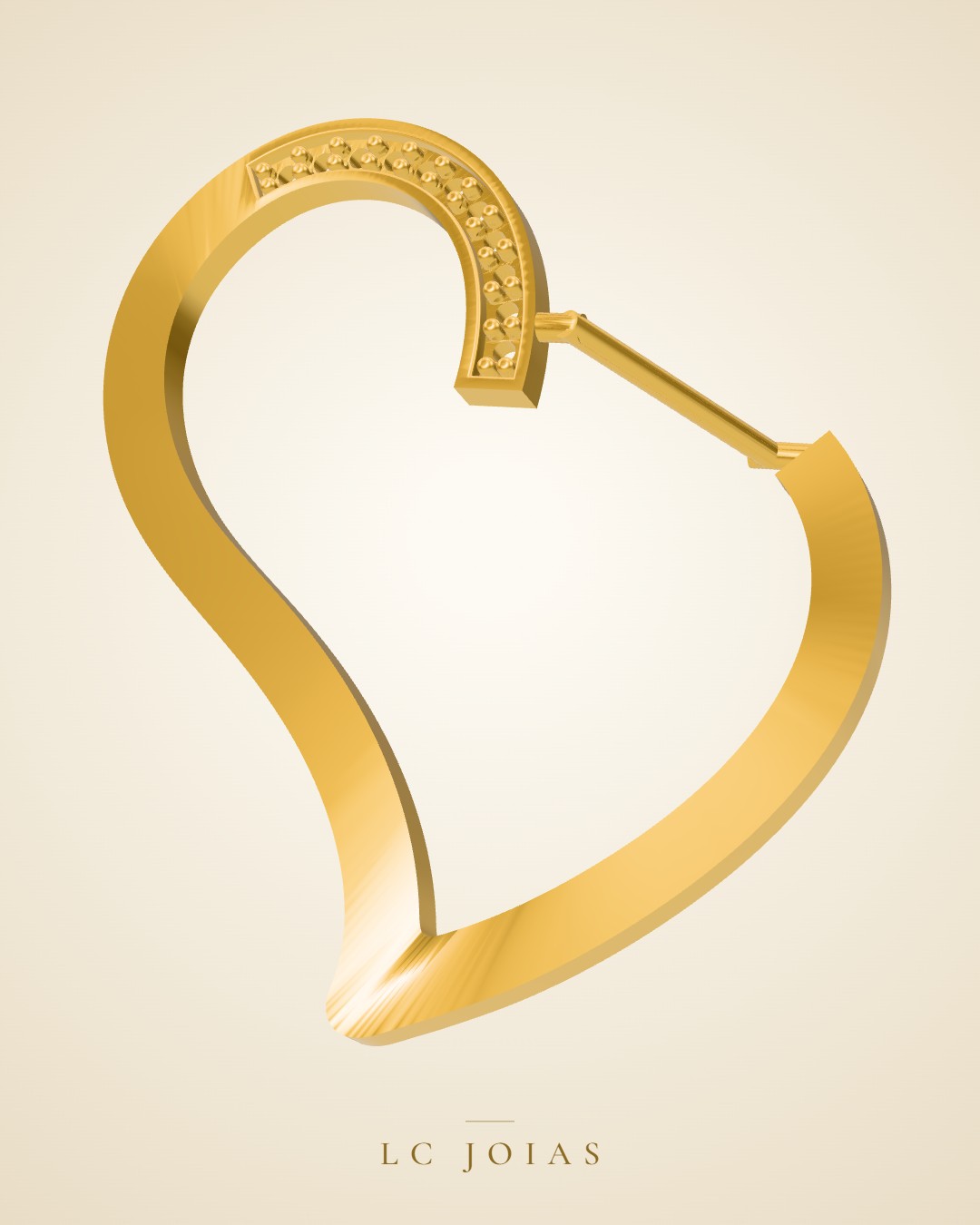 Brinco 7592 br conserto espelho em ouro