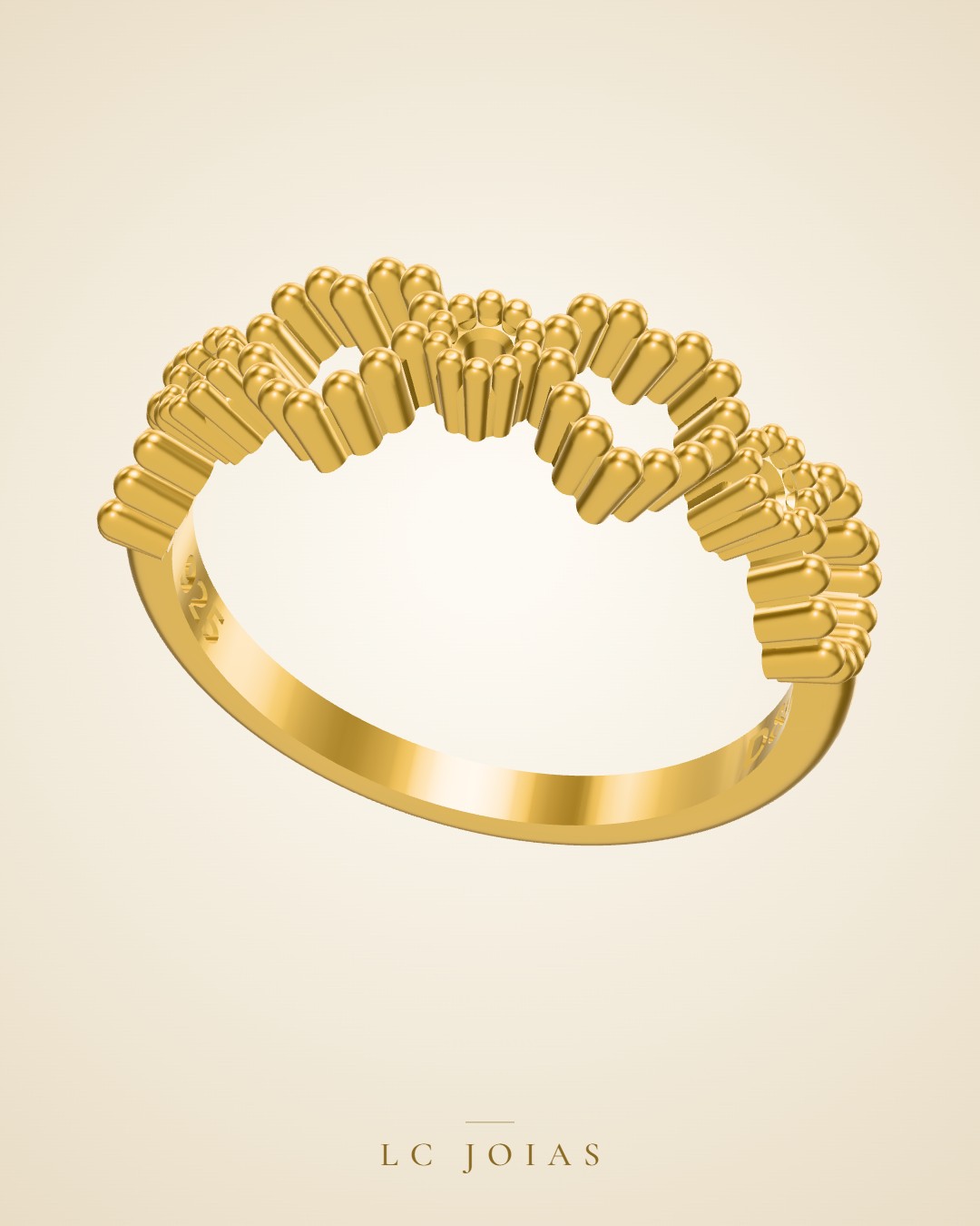 Anel ag 2144 an n8 em ouro