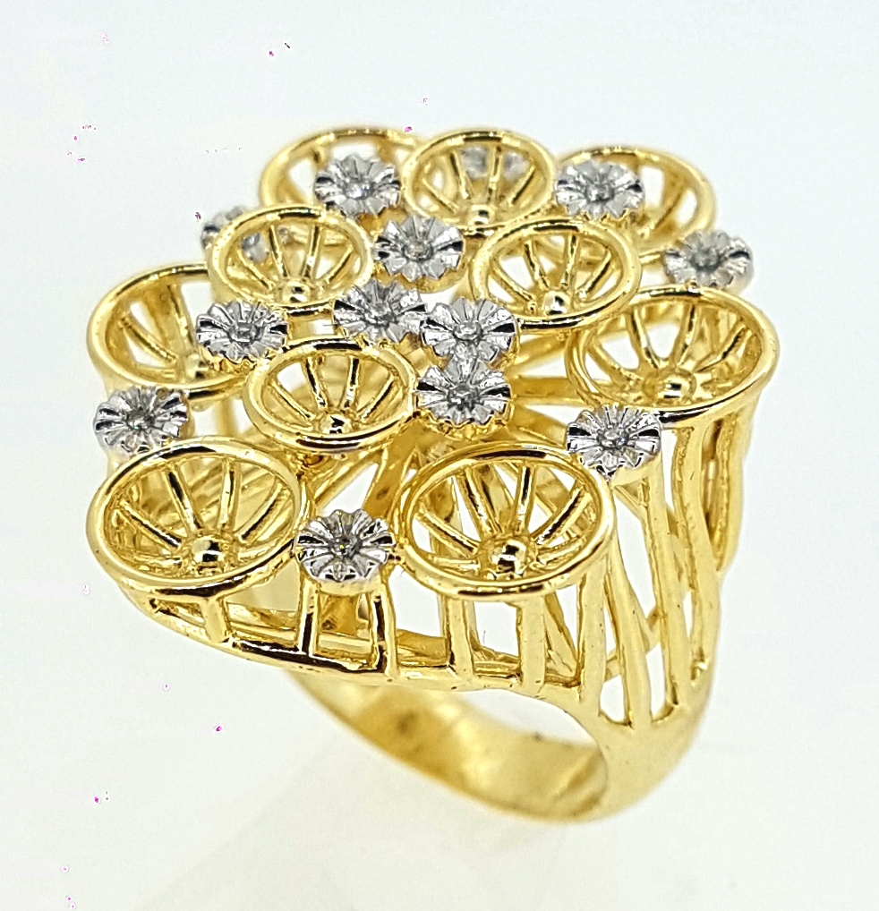 Anel 7021 an em ouro