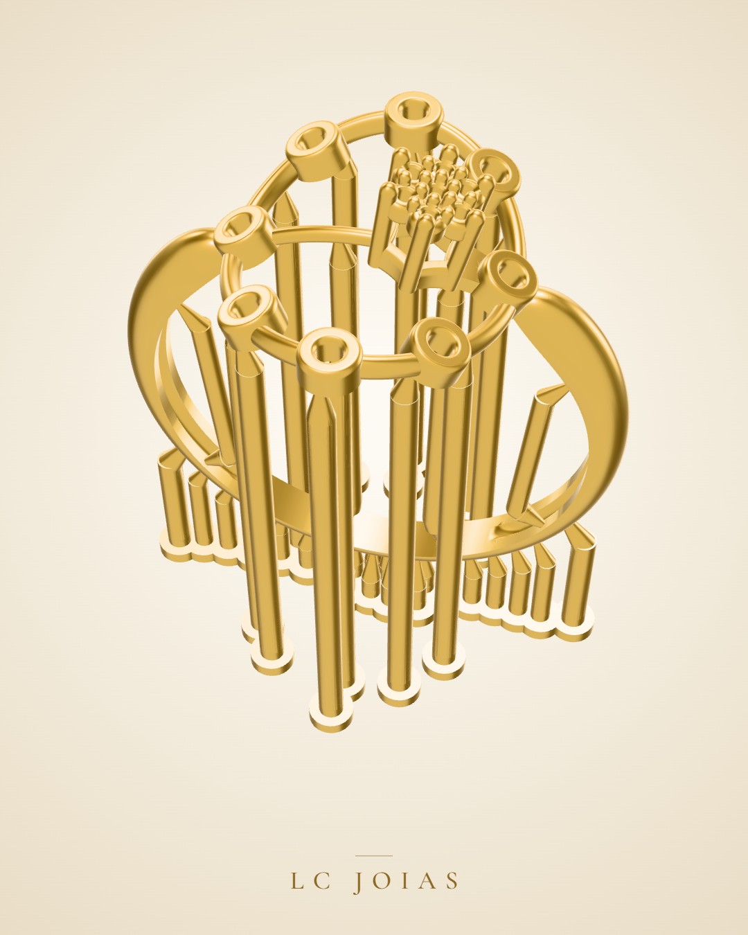Anel 7451 an em ouro