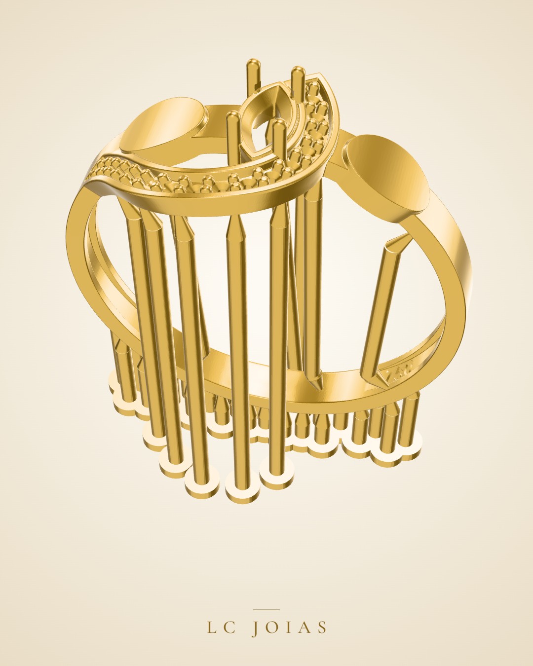Anel 962 an em ouro