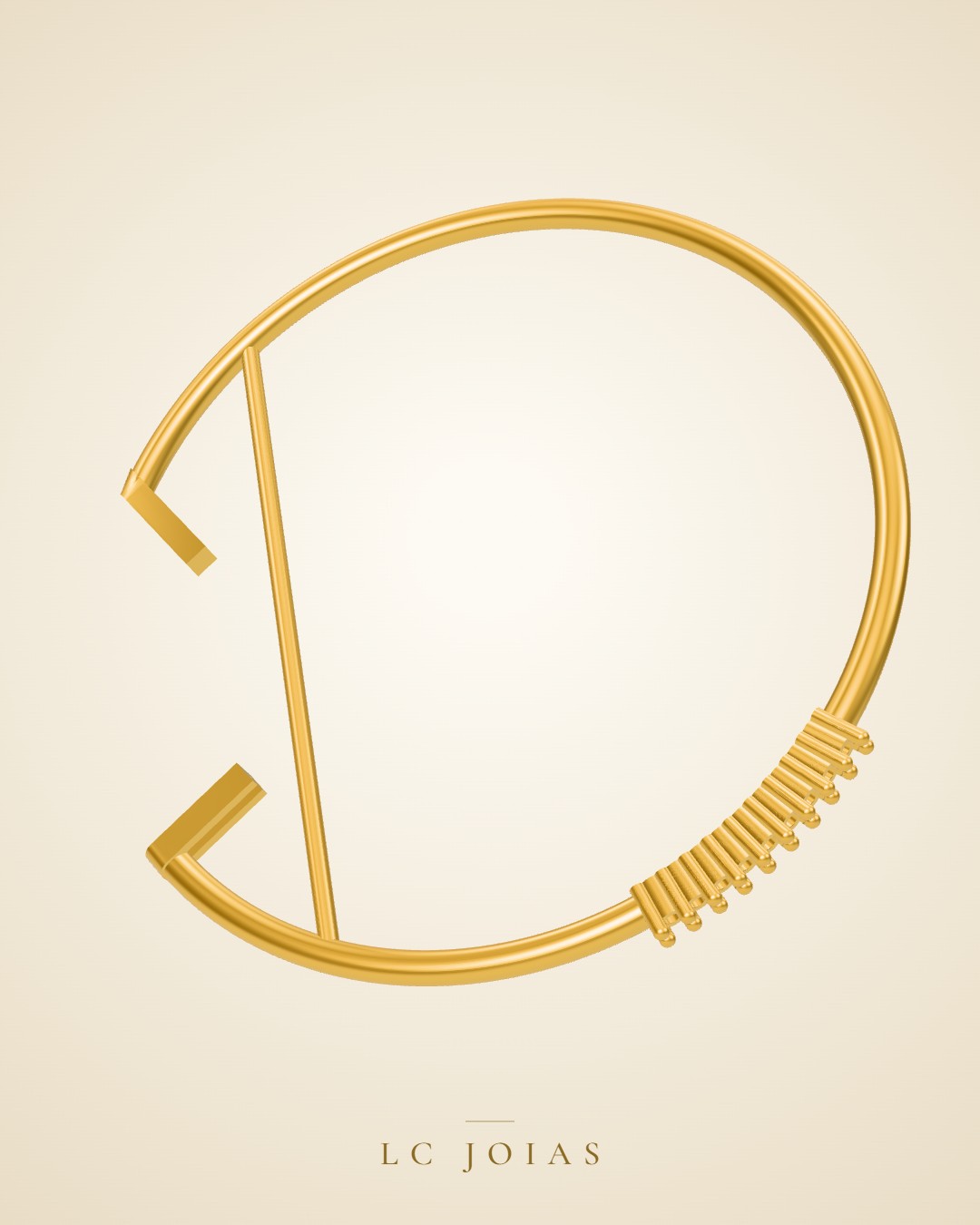 Brinco 8082 br m em ouro