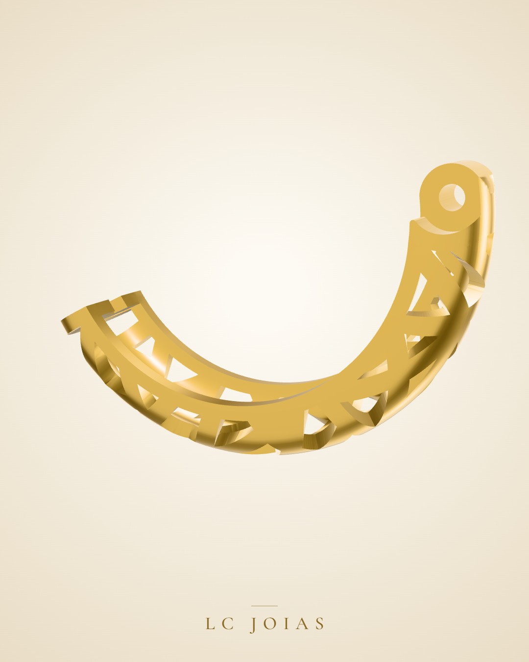 Brinco 6790 br 01 em ouro