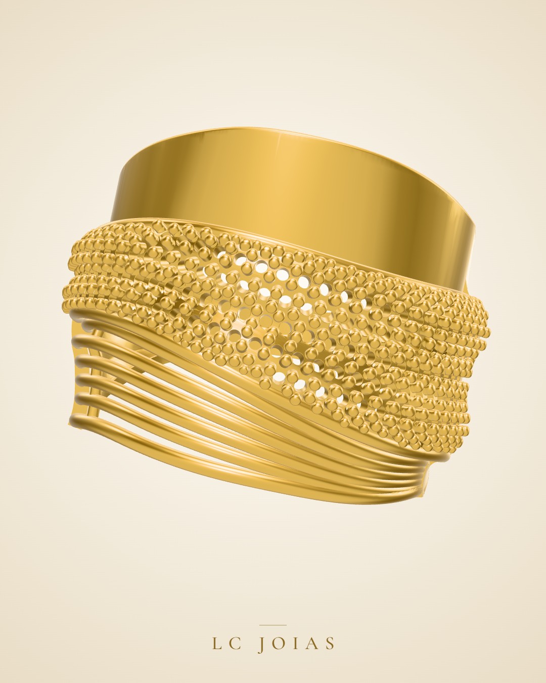 Anel 018 an em ouro