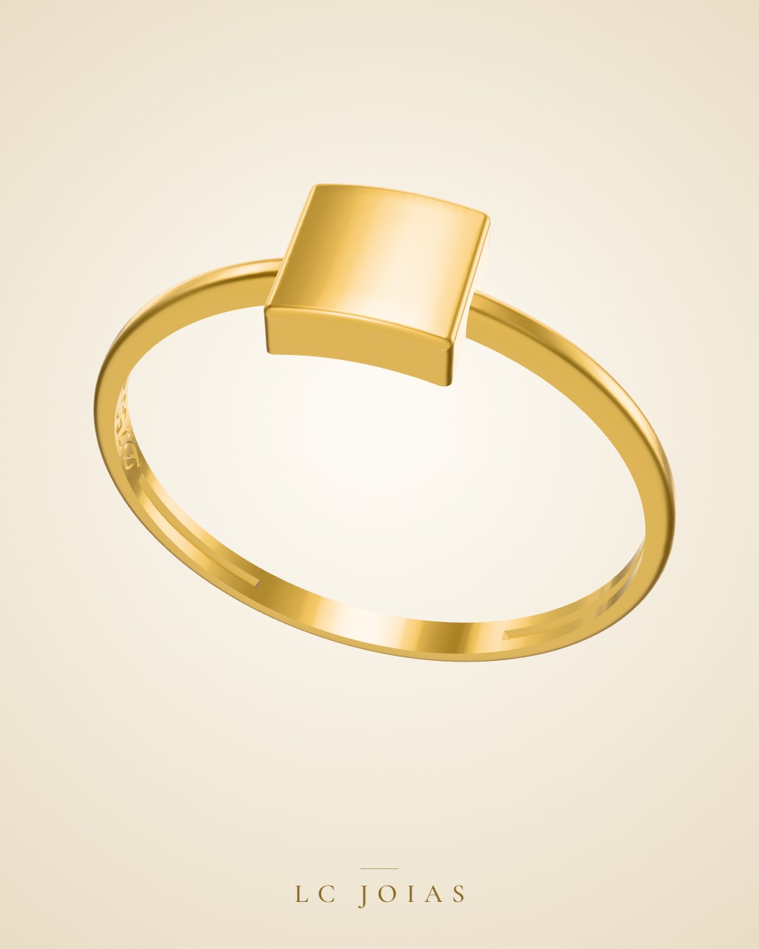Anel 1784 an em ouro