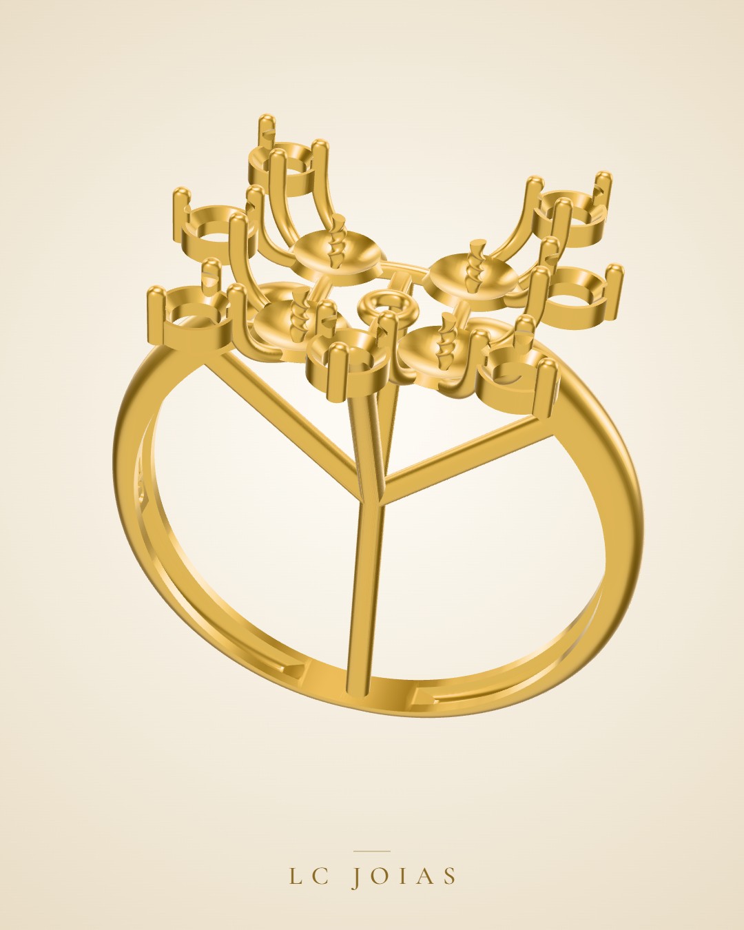 Anel d 0027 an em ouro
