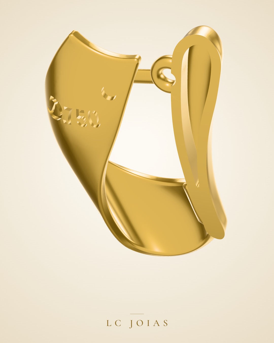 Brinco 7750 br b em ouro