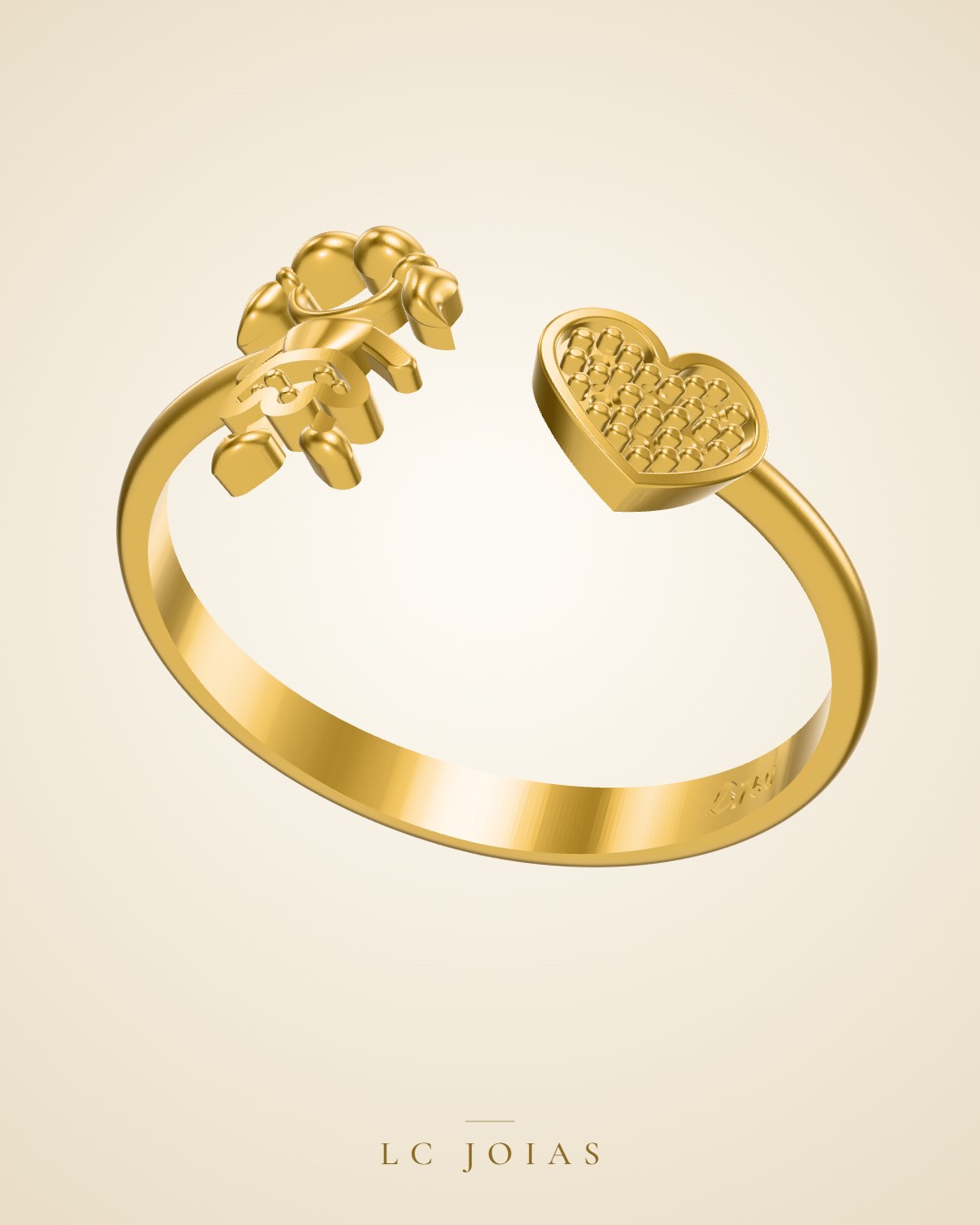 Anel 7422 an em ouro