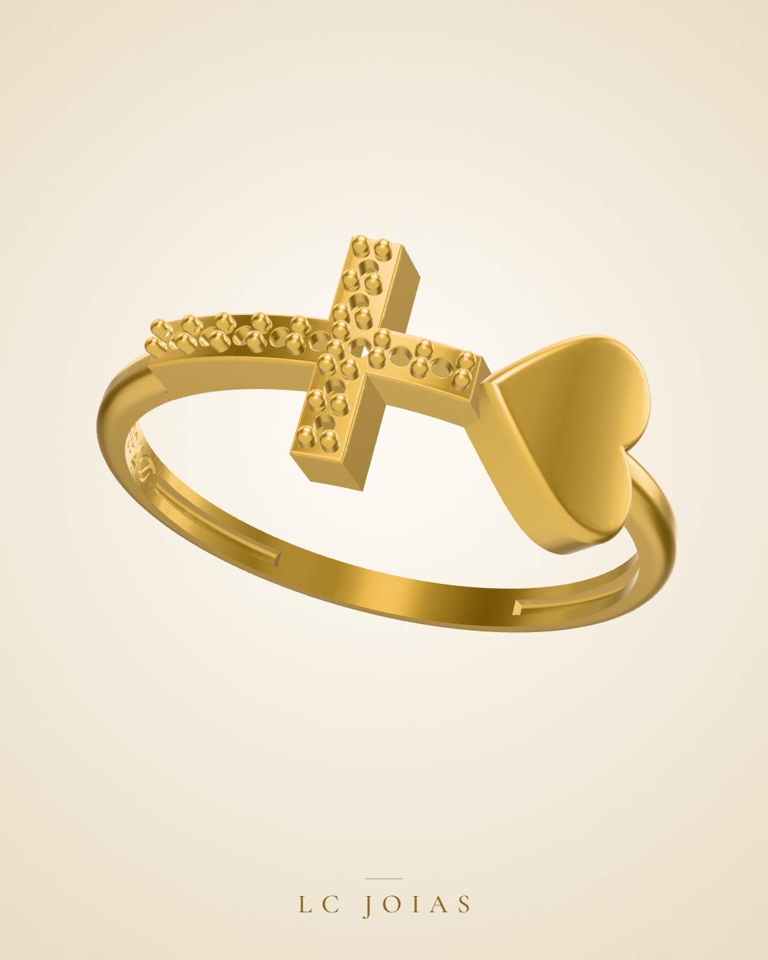 Anel 1827 an em ouro