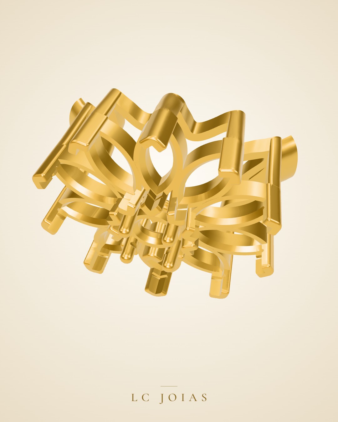 Anel 0576 z an em ouro