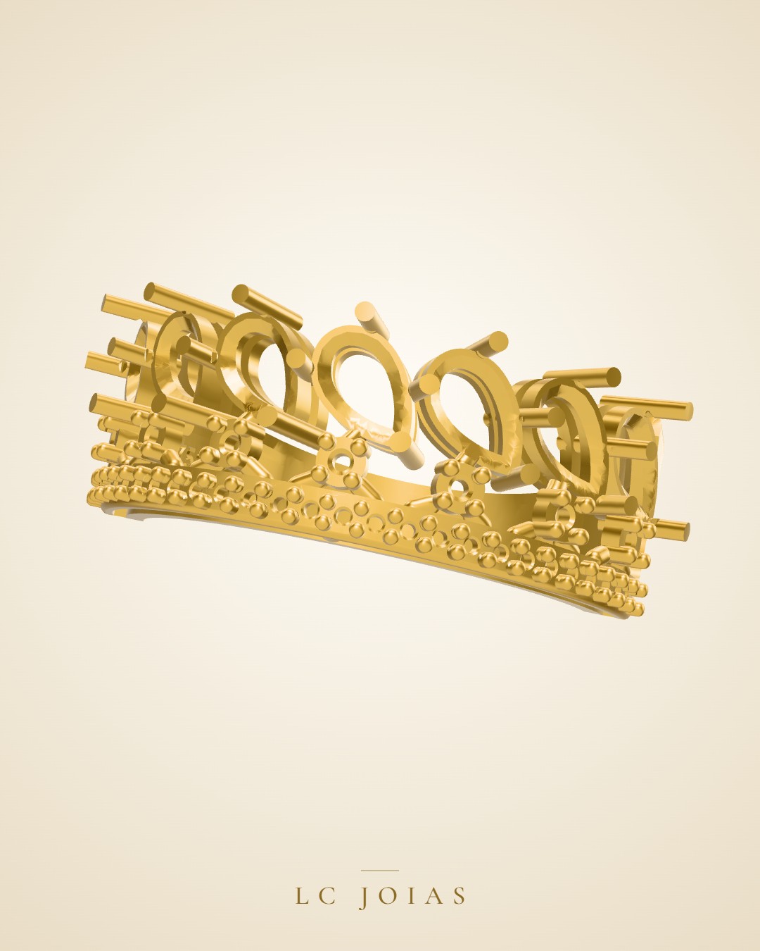 Anel 1185 z an em ouro