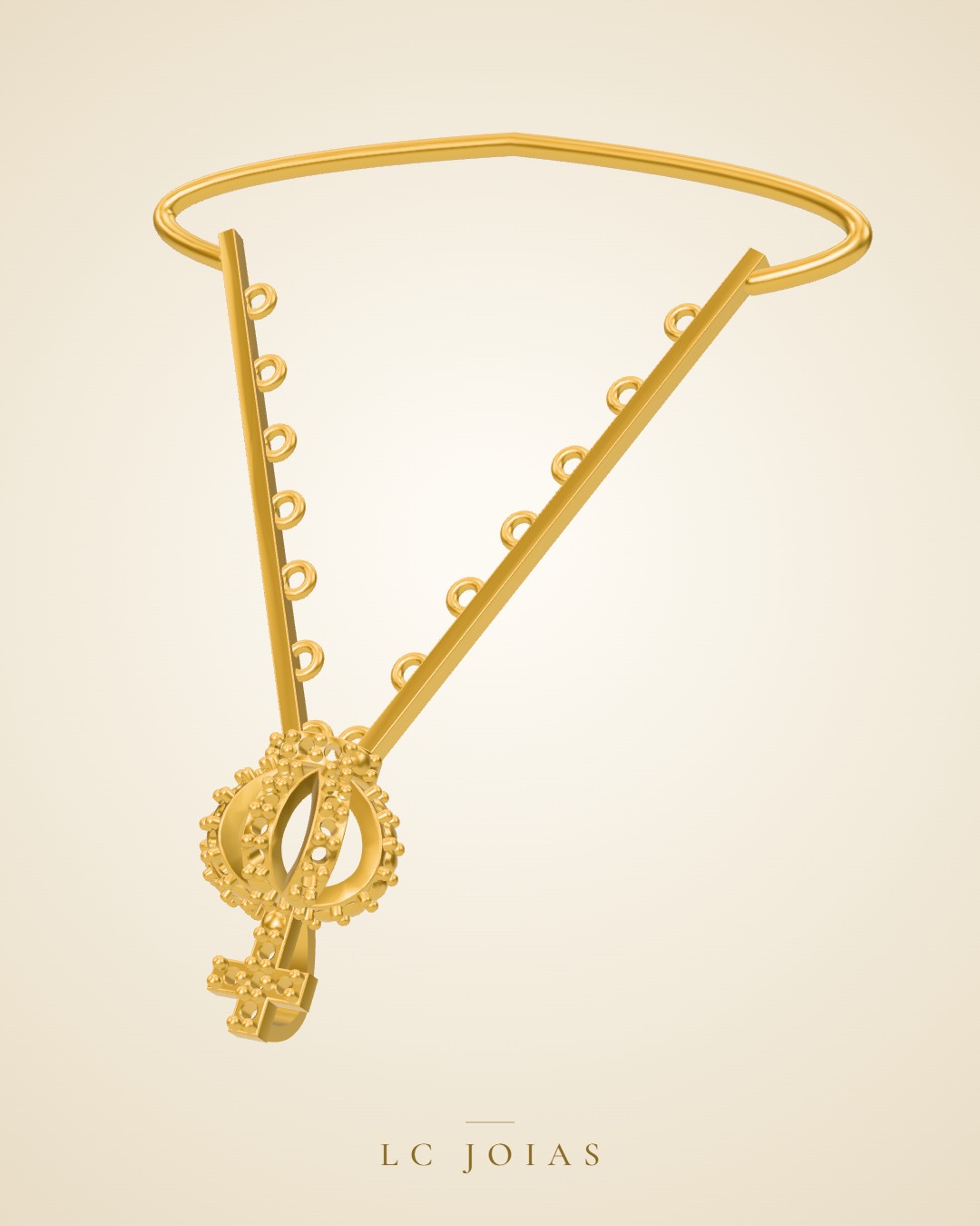 Pingente 8396 pg em ouro