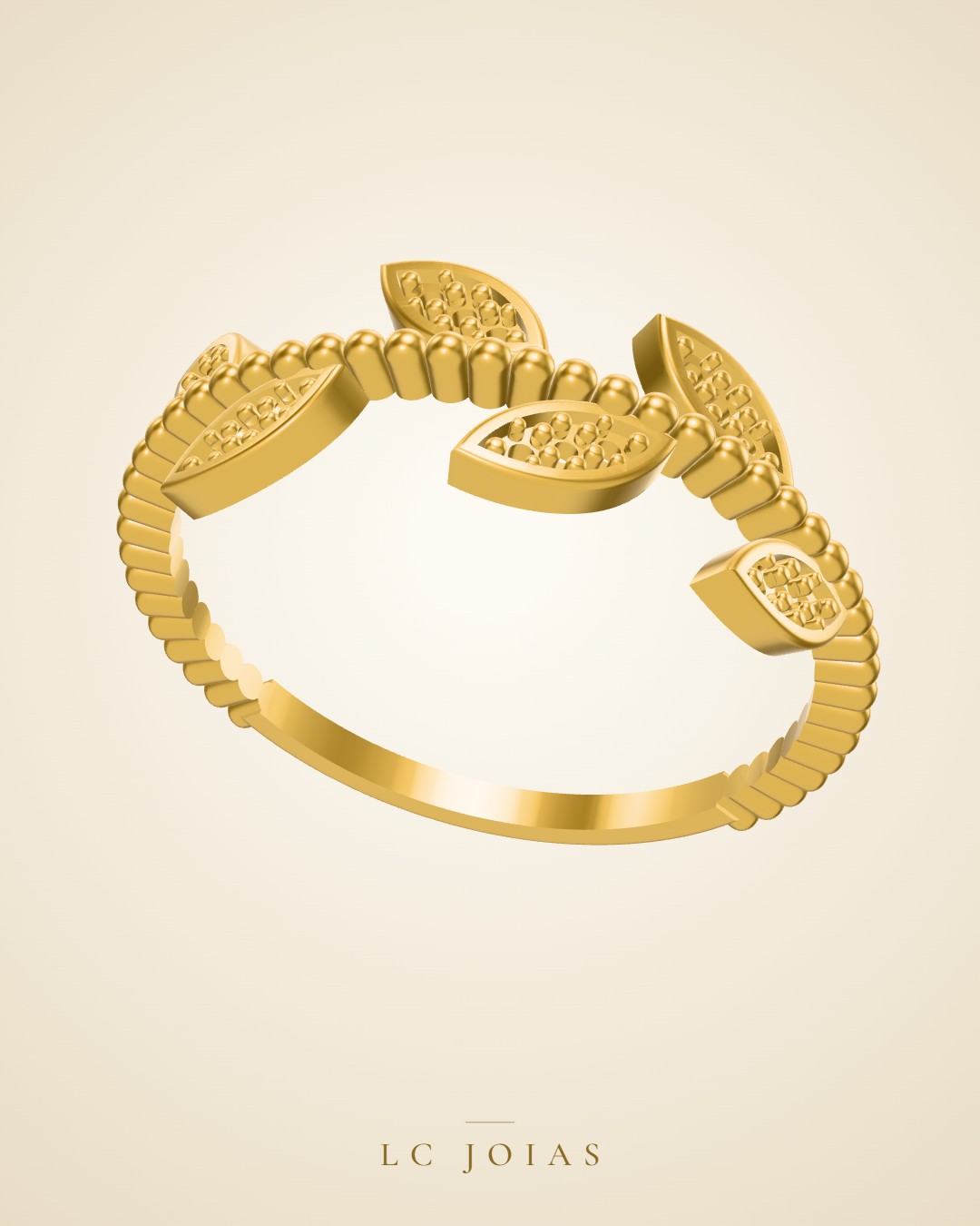 Anel 631 an em ouro