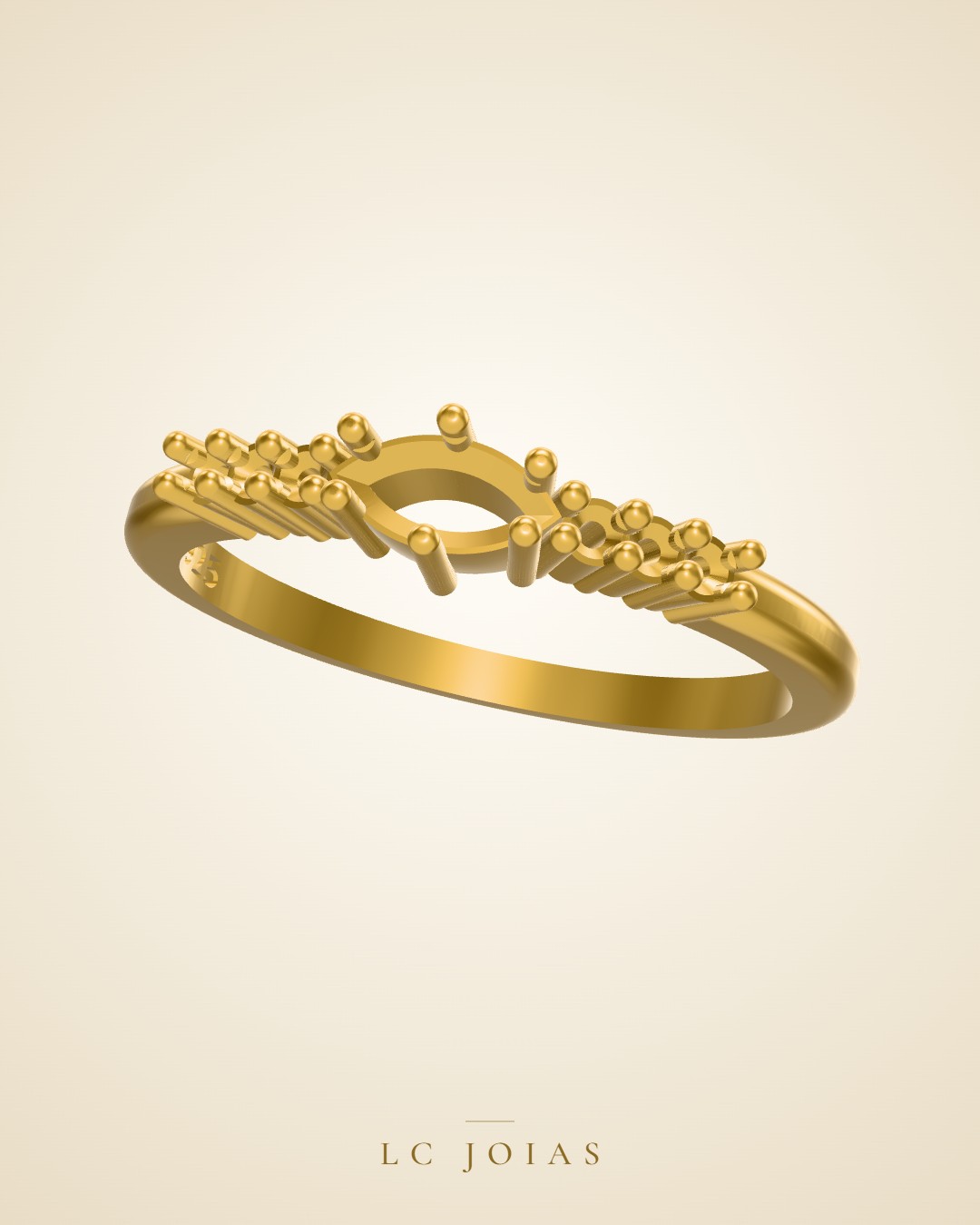 Anel ag 2220 an 14 em ouro