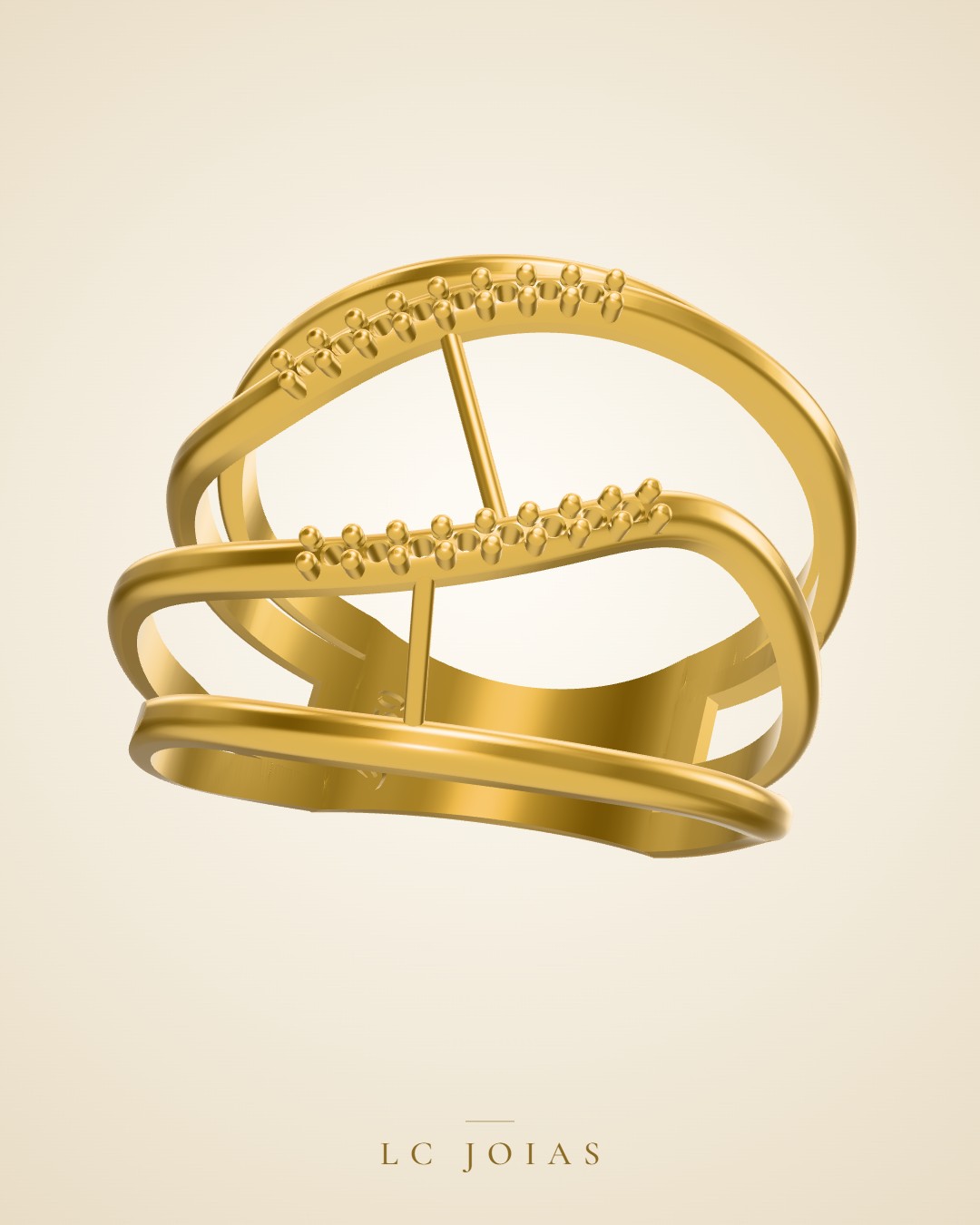 Anel 8233 an em ouro