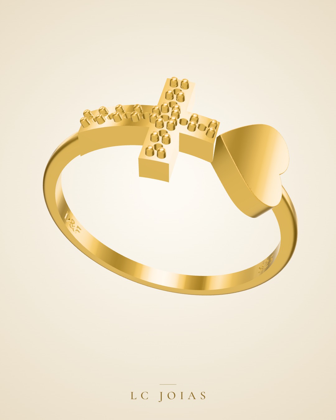 Anel ag 1922 an em ouro