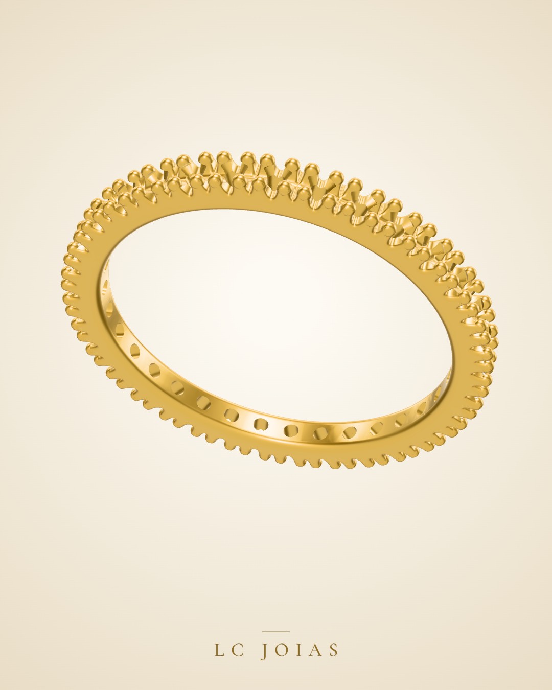 Anel ag 2106 an n19 em ouro