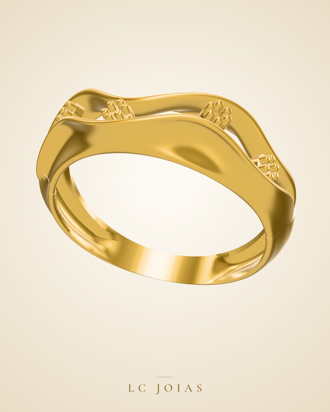 Anel 6304 an em ouro