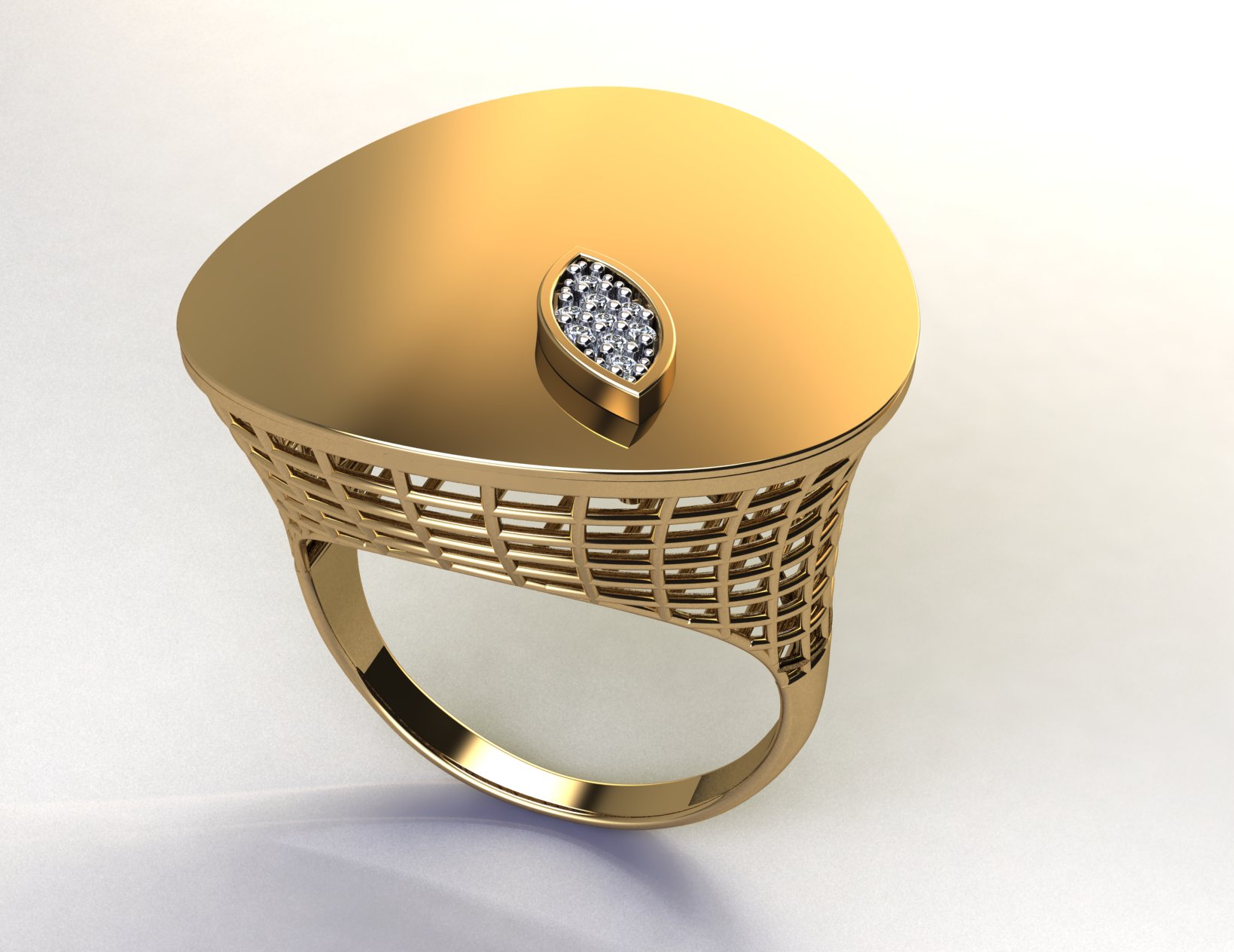 Anel 8090 an em ouro