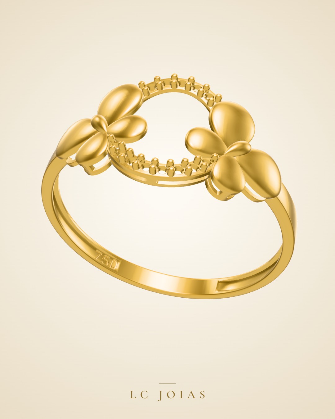 Anel d 0033 an21 em ouro