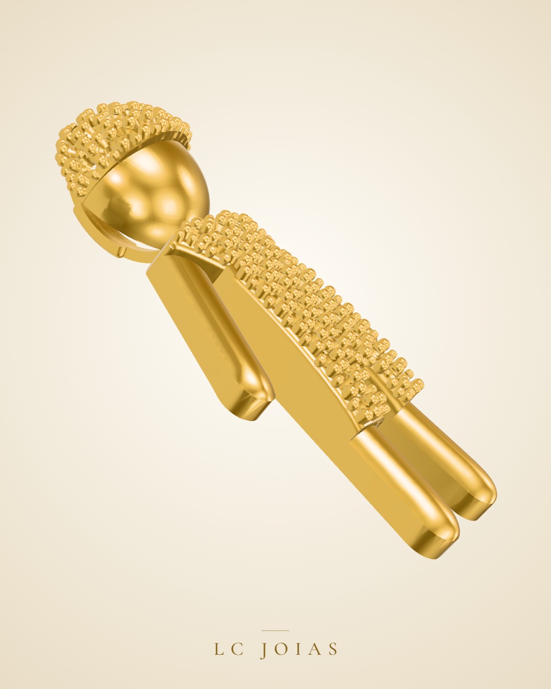 Pingente 1360 z pg em ouro
