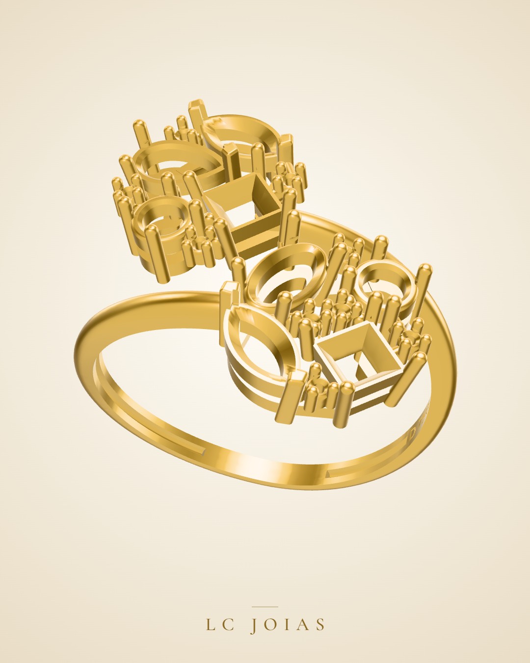 Anel 8694 an em ouro