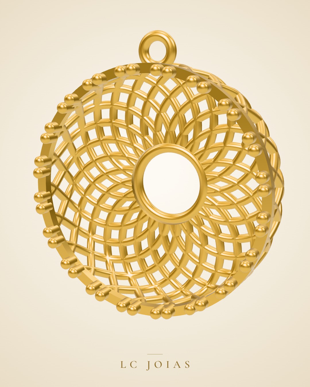 Pingente 7963 pg em ouro