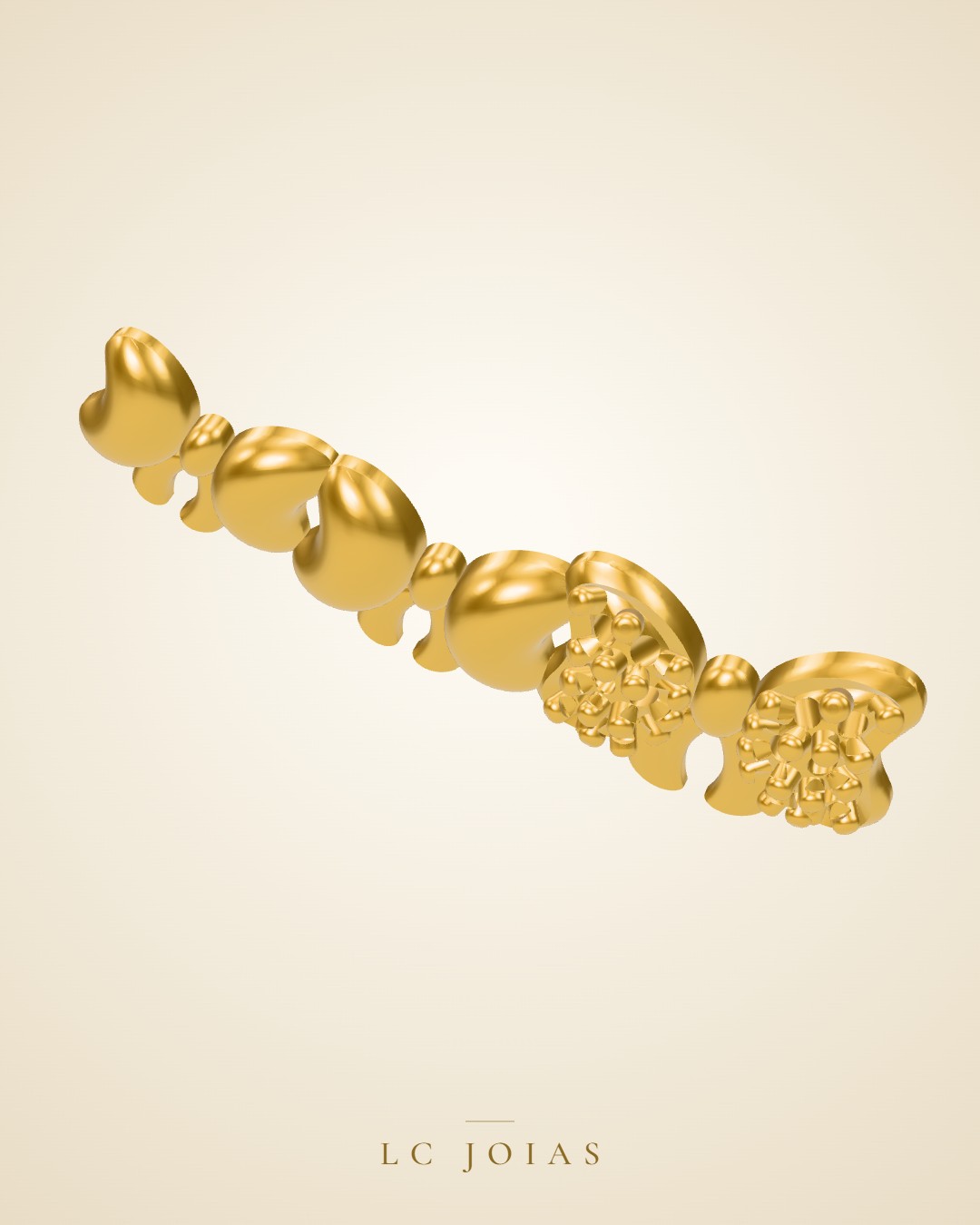 Brinco 700br em ouro