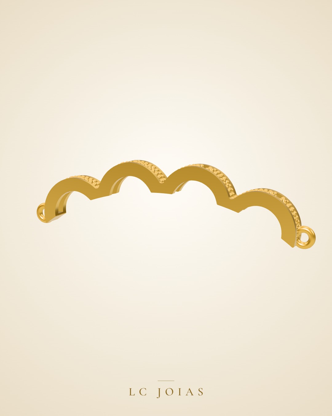 Pulseira 7093 pul pq em ouro