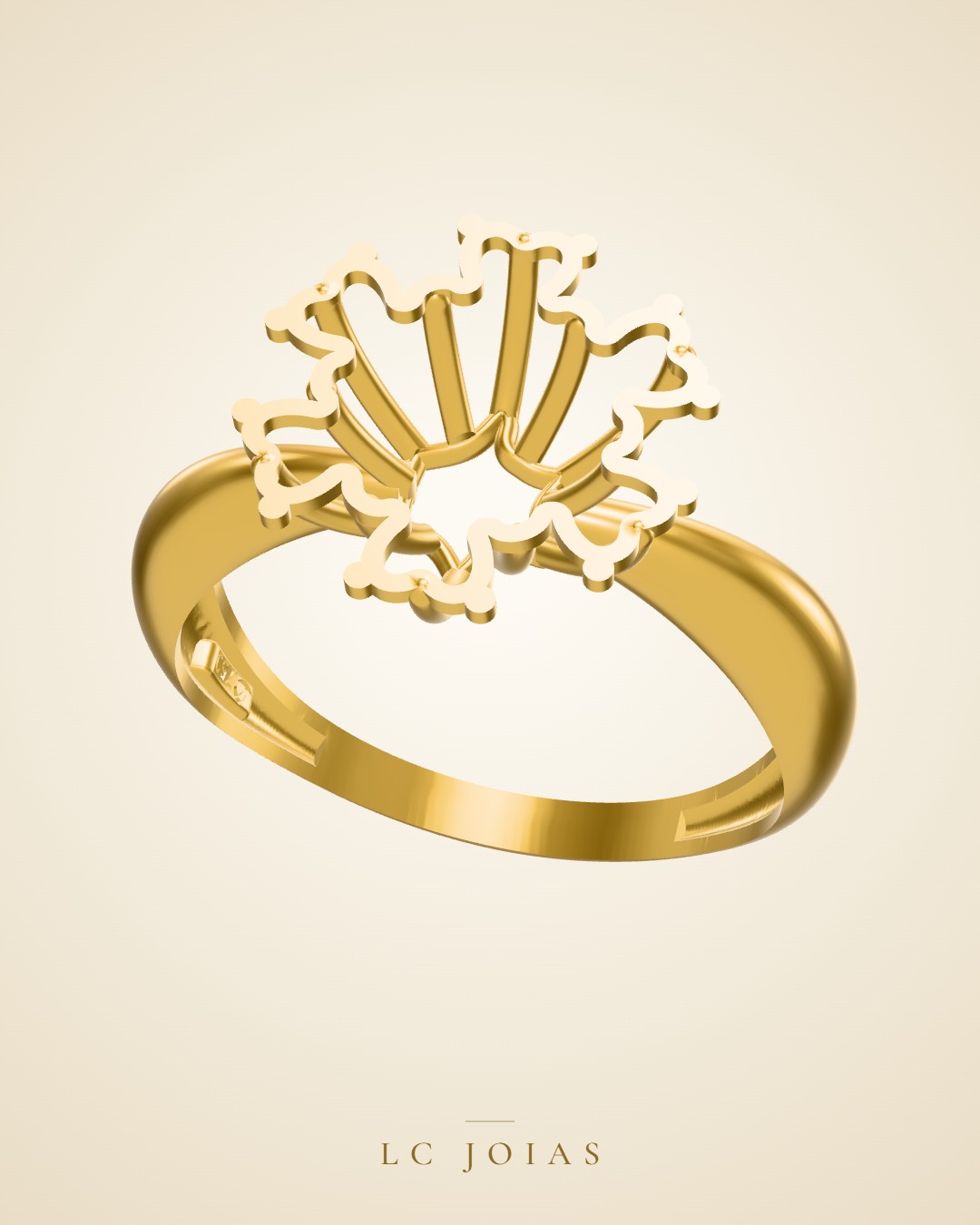 Anel 8299 an em ouro