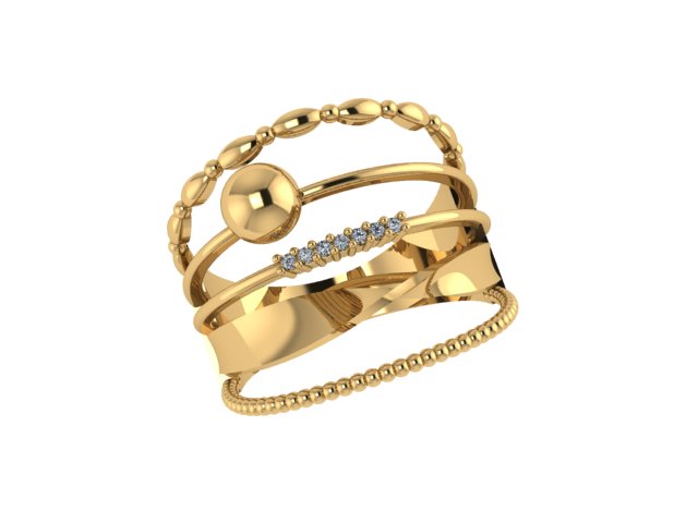 Anel 7915 an em ouro