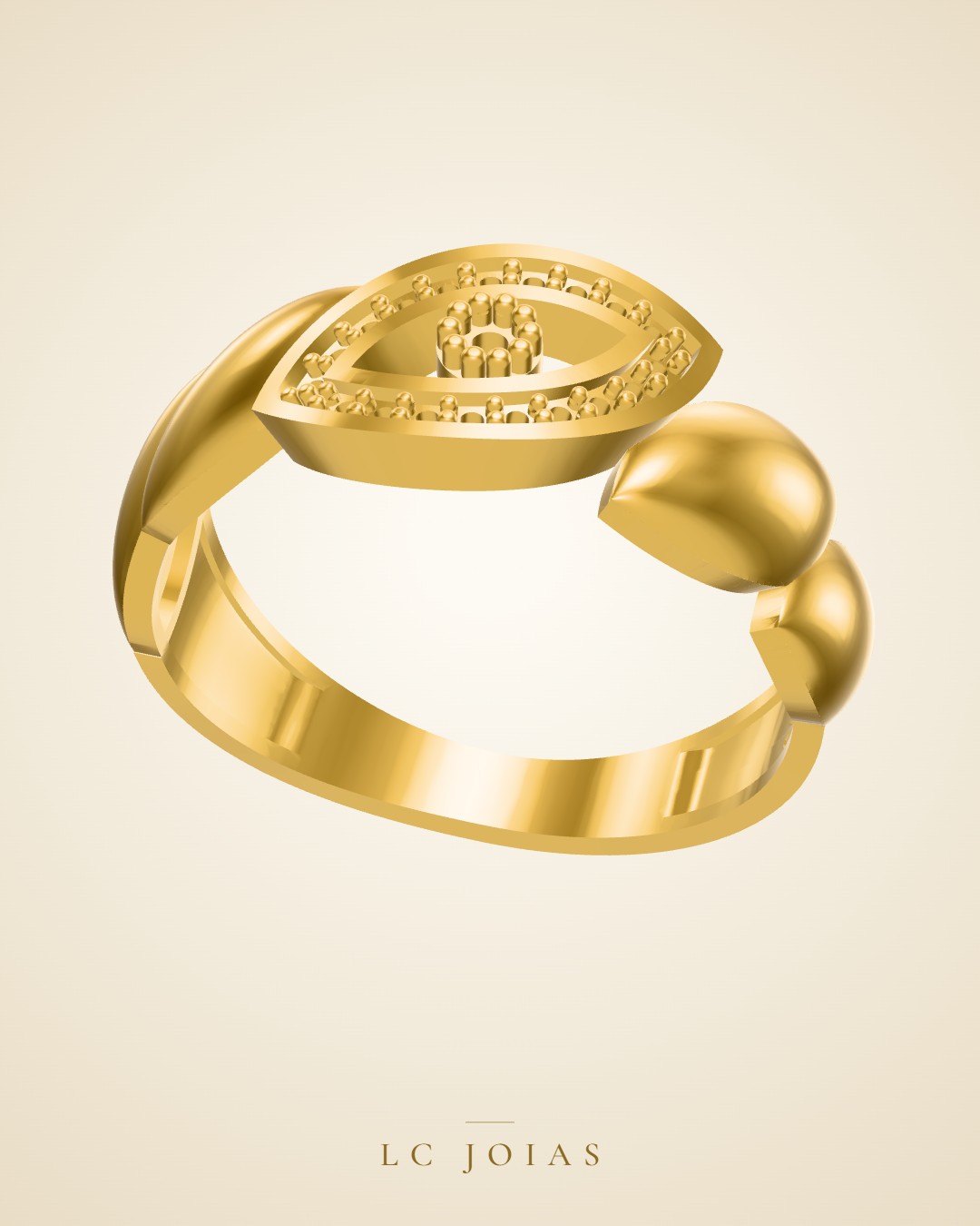 Anel 6426 an em ouro