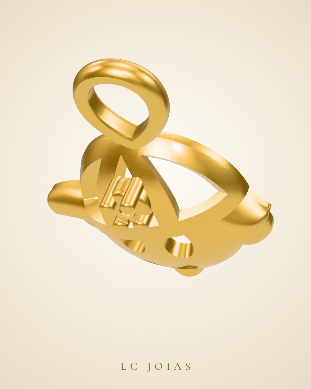 Pingente 6473 pg em ouro