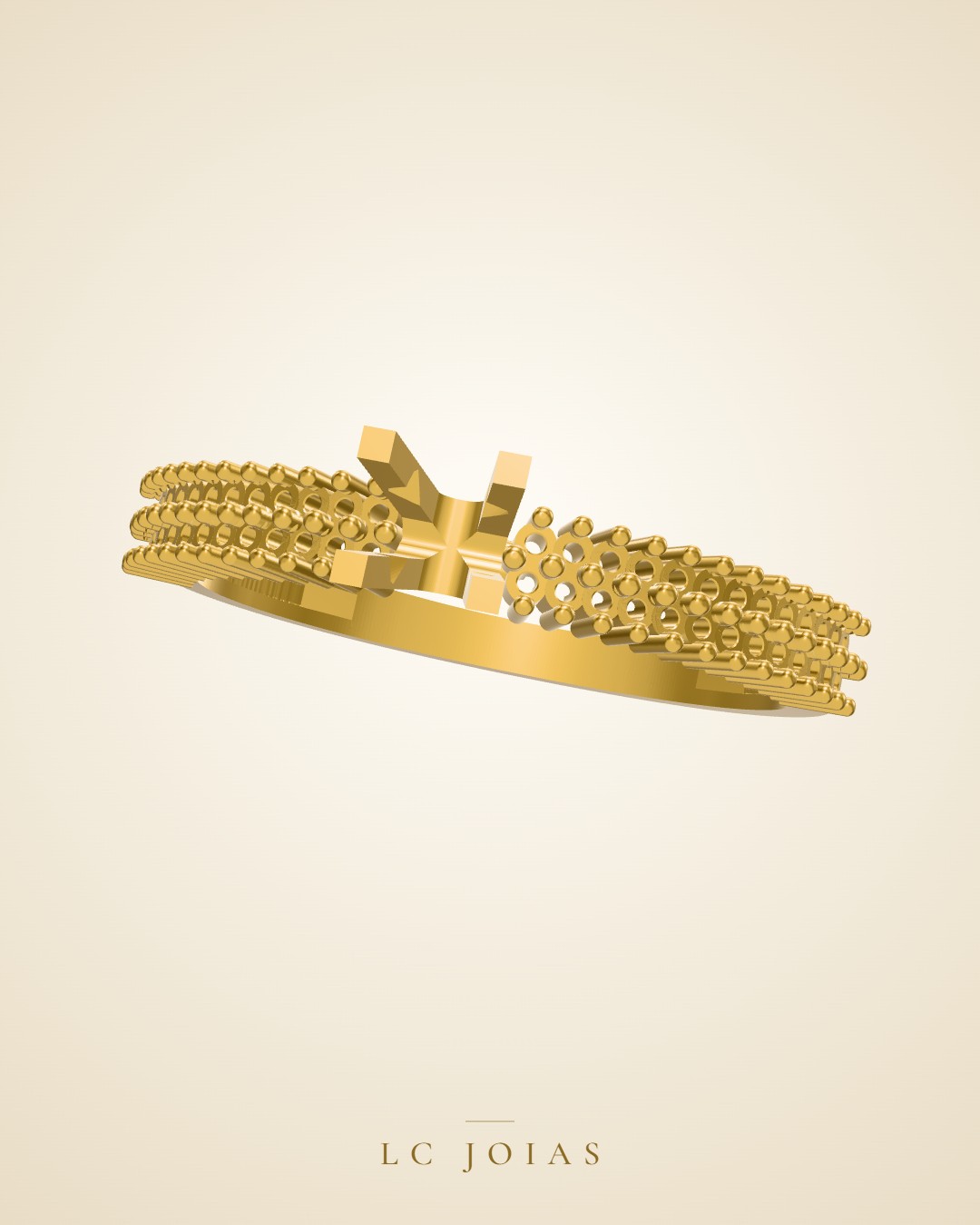 Anel 7877 an em ouro