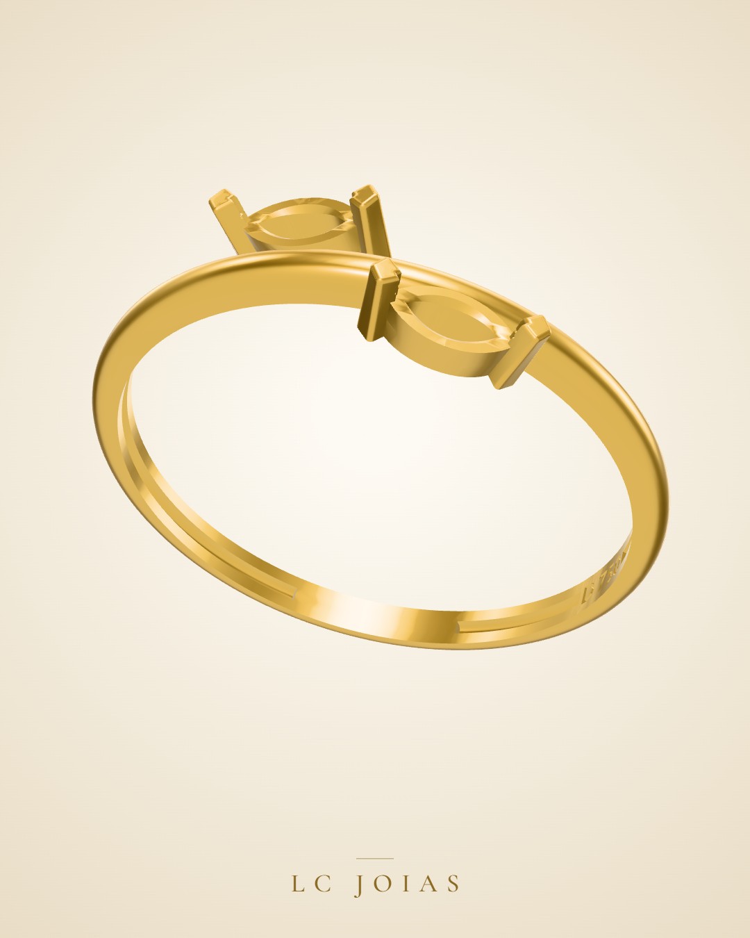 Anel 8693 an em ouro