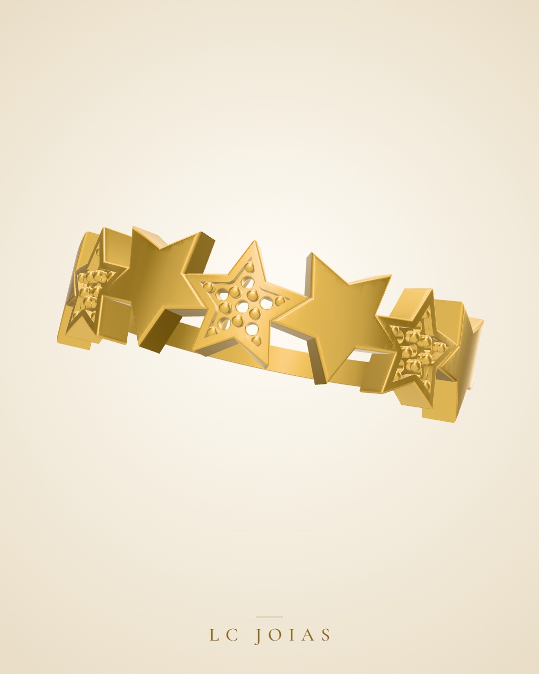 Anel 699an em ouro