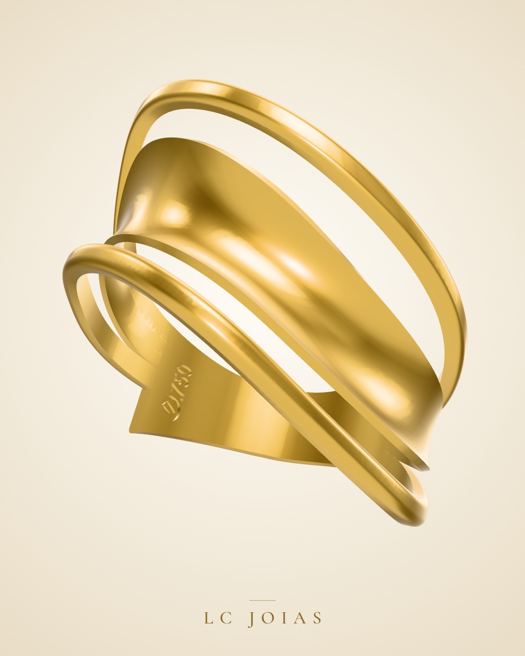 Anel 8326 an em ouro