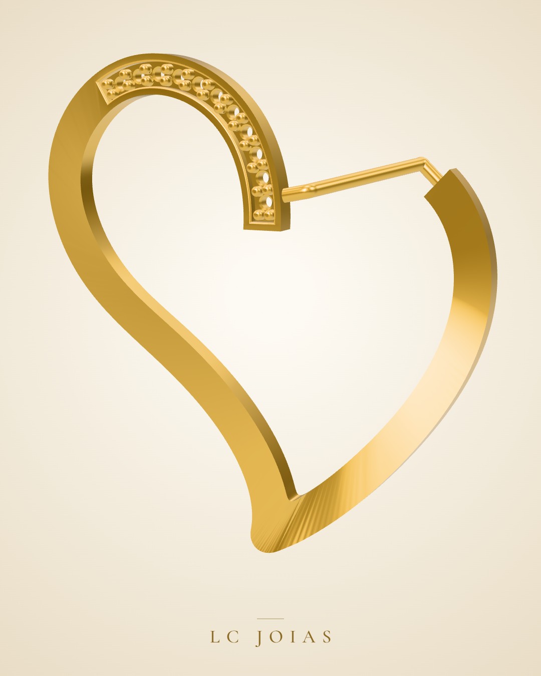 Brinco 7592 br em ouro