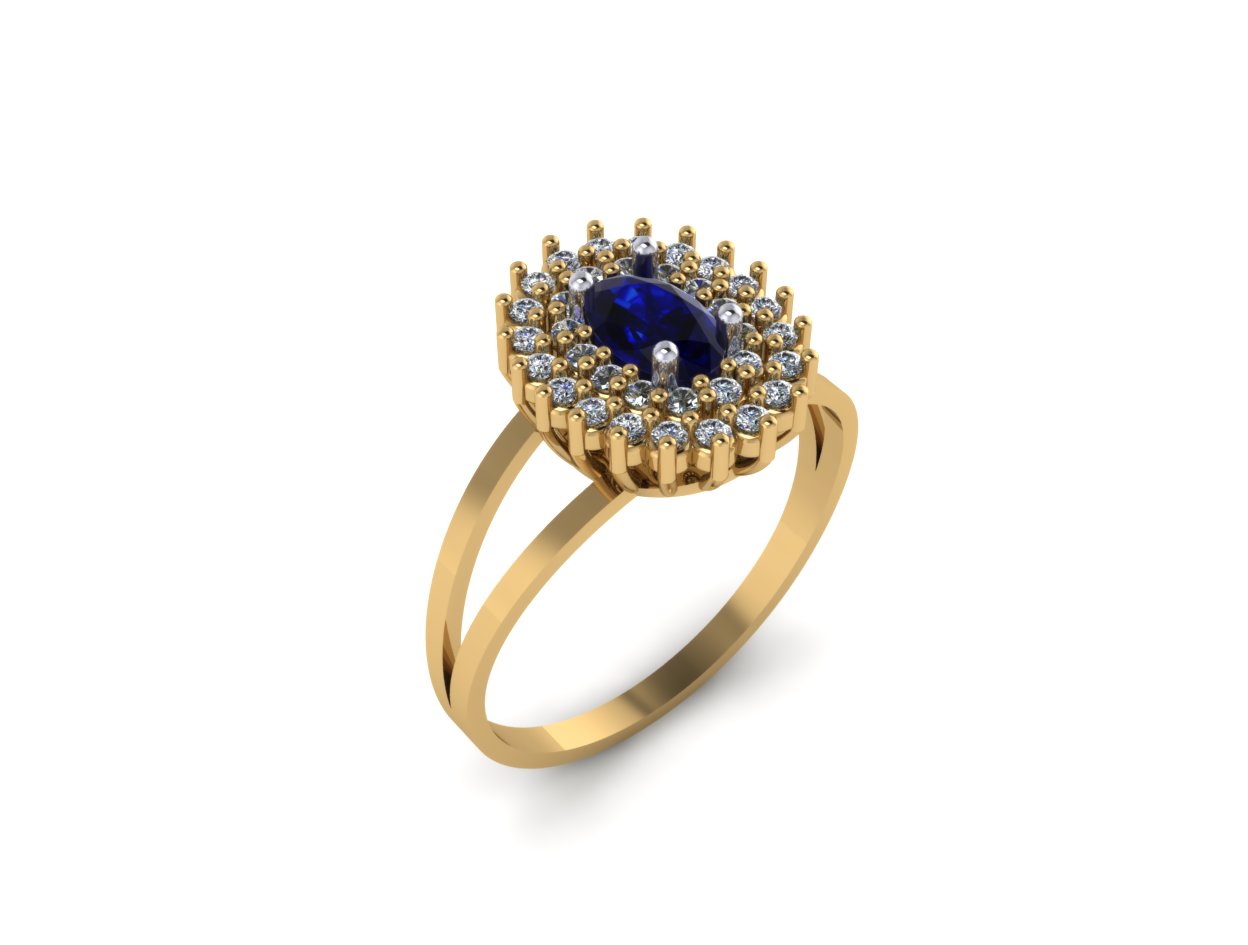 Anel 7248 an em ouro