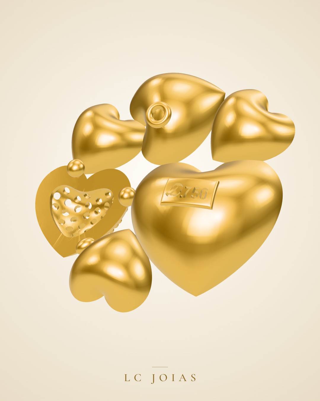 Brinco 7523 br gabriel a em ouro