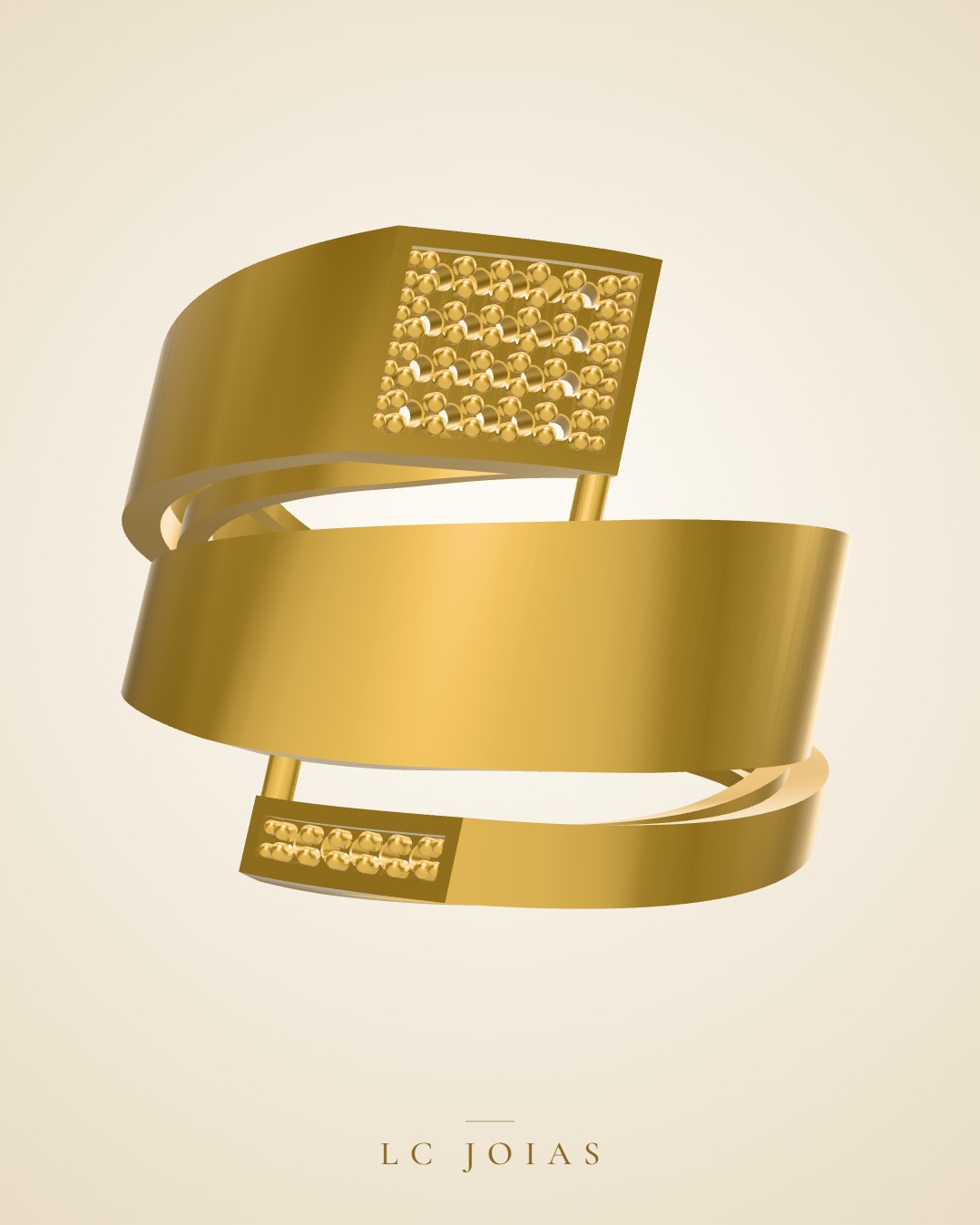 Anel 7584 an em ouro