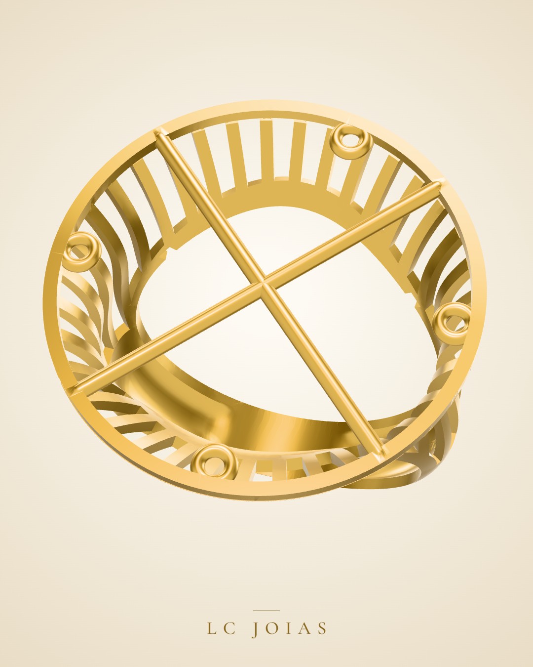 Anel 776 an em ouro