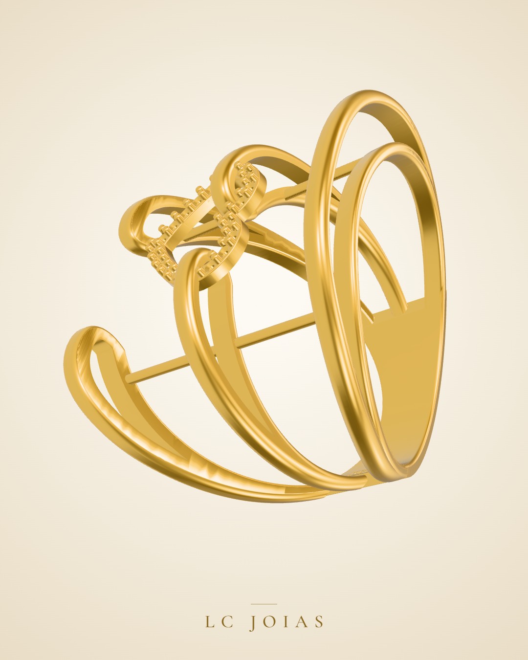 Anel 7470 an em ouro