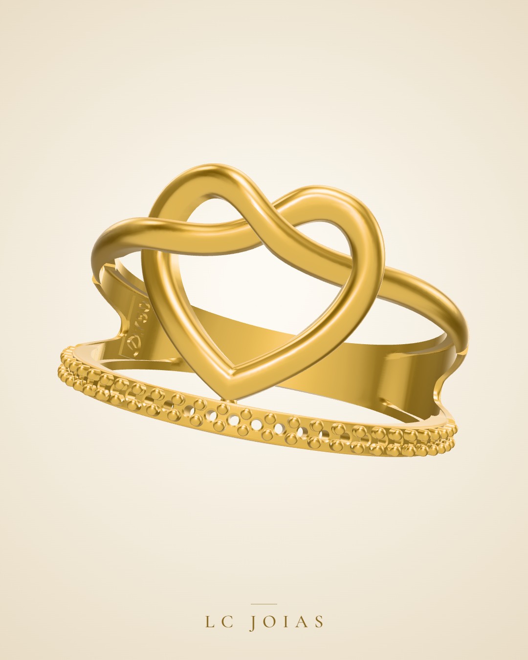 Anel 1260 z an em ouro