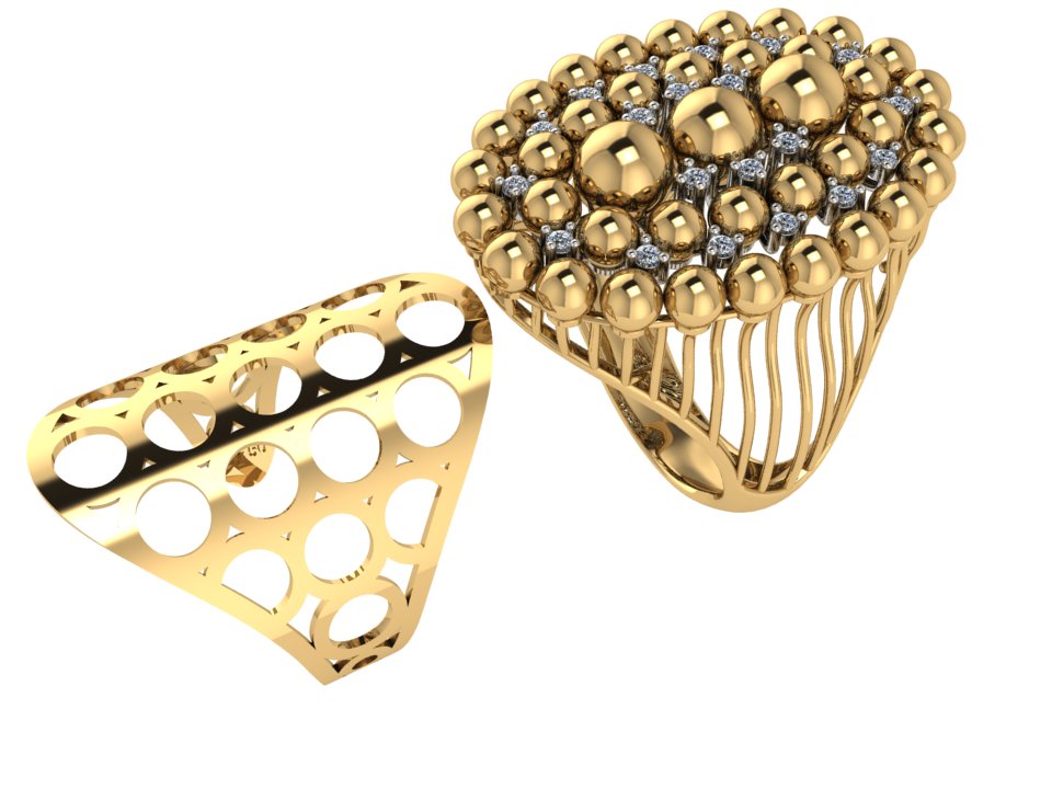 Anel 8014 an em ouro