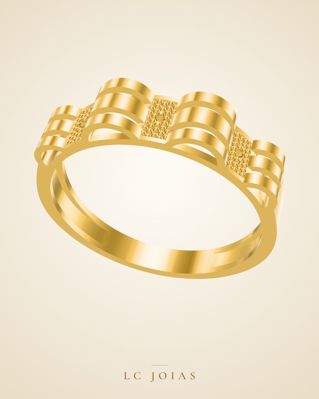 Anel 6776 anel em ouro