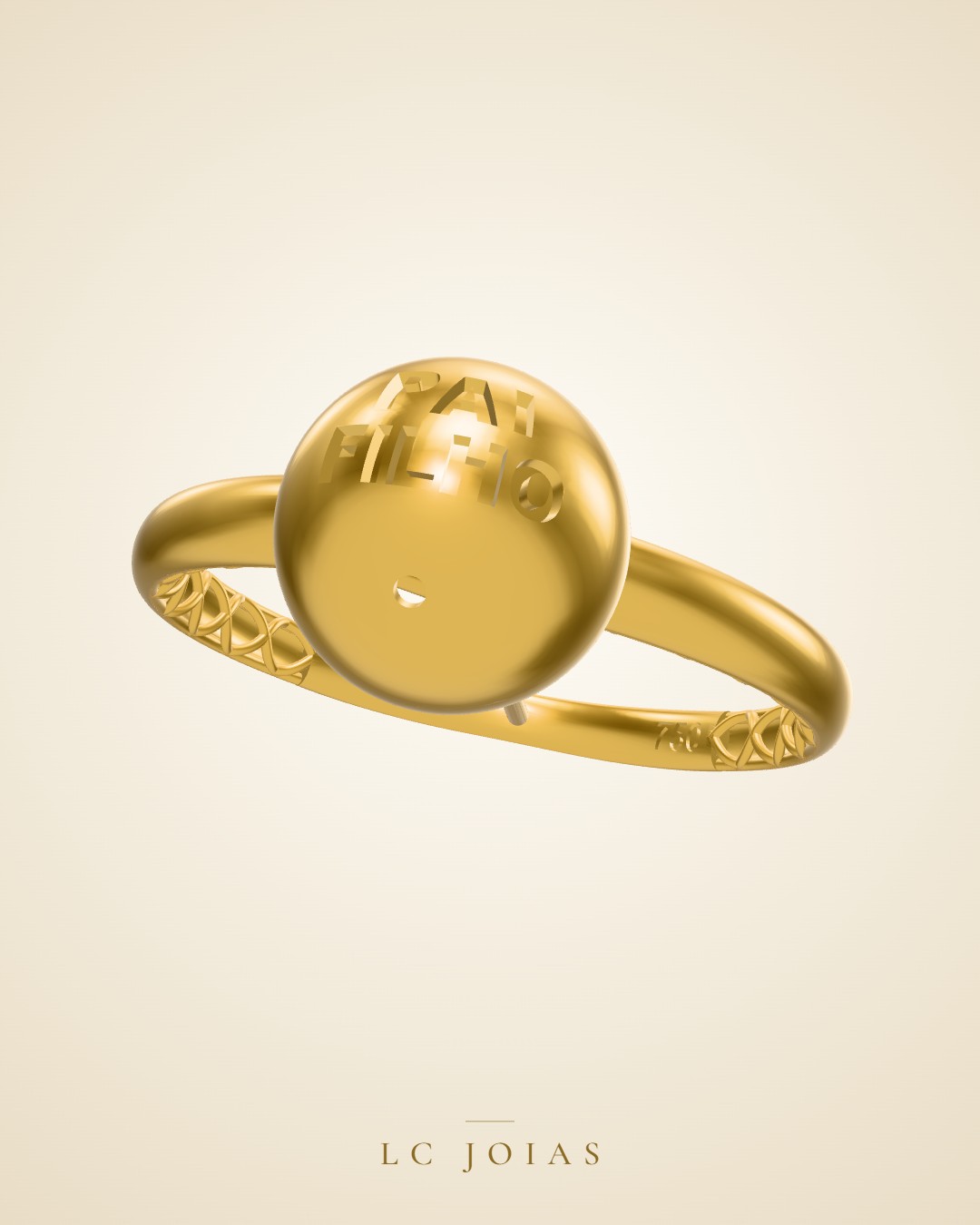 Anel d 0011 an em ouro